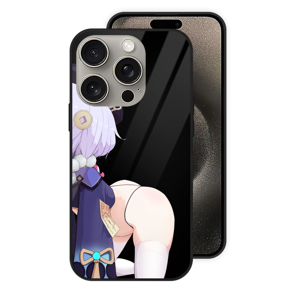 げんし神 七七 なな  genshin Nana 【iPhone15Pro対応】スマホケース 耐衝撃＆黄変防止 背面ガラス