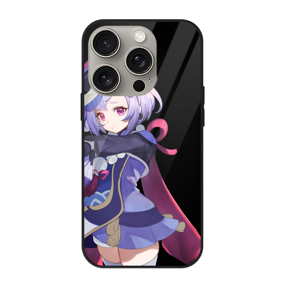 げんし神 七七 なな  genshin Nana 【iPhone15Pro対応】スマホケース 耐衝撃＆黄変防止 背面ガラス