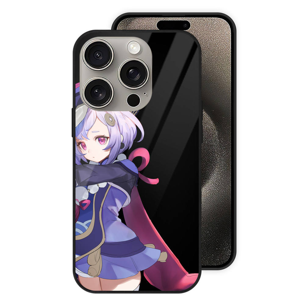 げんし神 七七 なな  genshin Nana 【iPhone15Pro対応】スマホケース 耐衝撃＆黄変防止 背面ガラス