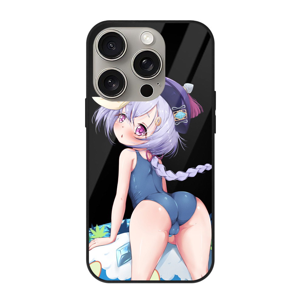 げんし神 七七 なな  genshin Nana 【iPhone15Pro対応】スマホケース 耐衝撃＆黄変防止 背面ガラス