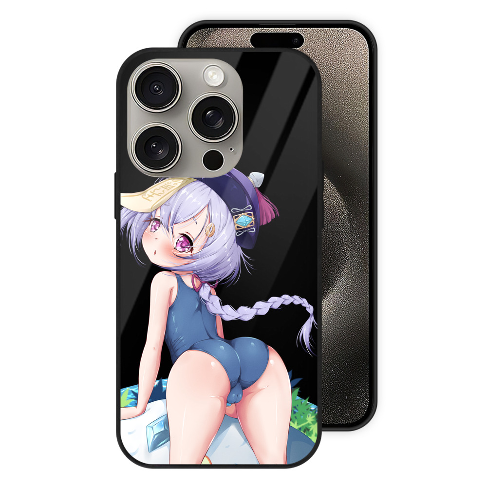 げんし神 七七 なな  genshin Nana 【iPhone15Pro対応】スマホケース 耐衝撃＆黄変防止 背面ガラス