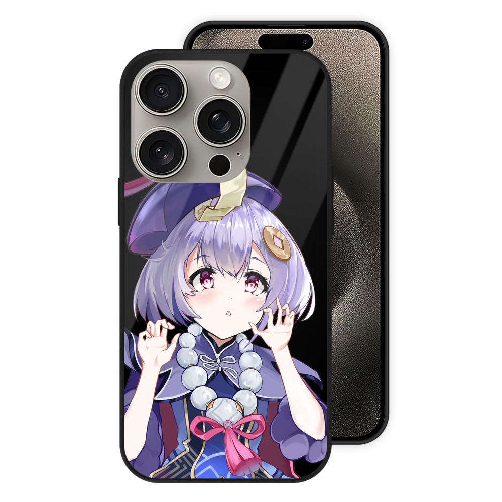 げんし神 七七 なな  genshin Nana 【iPhone15Pro対応】スマホケース 耐衝撃＆黄変防止 背面ガラス