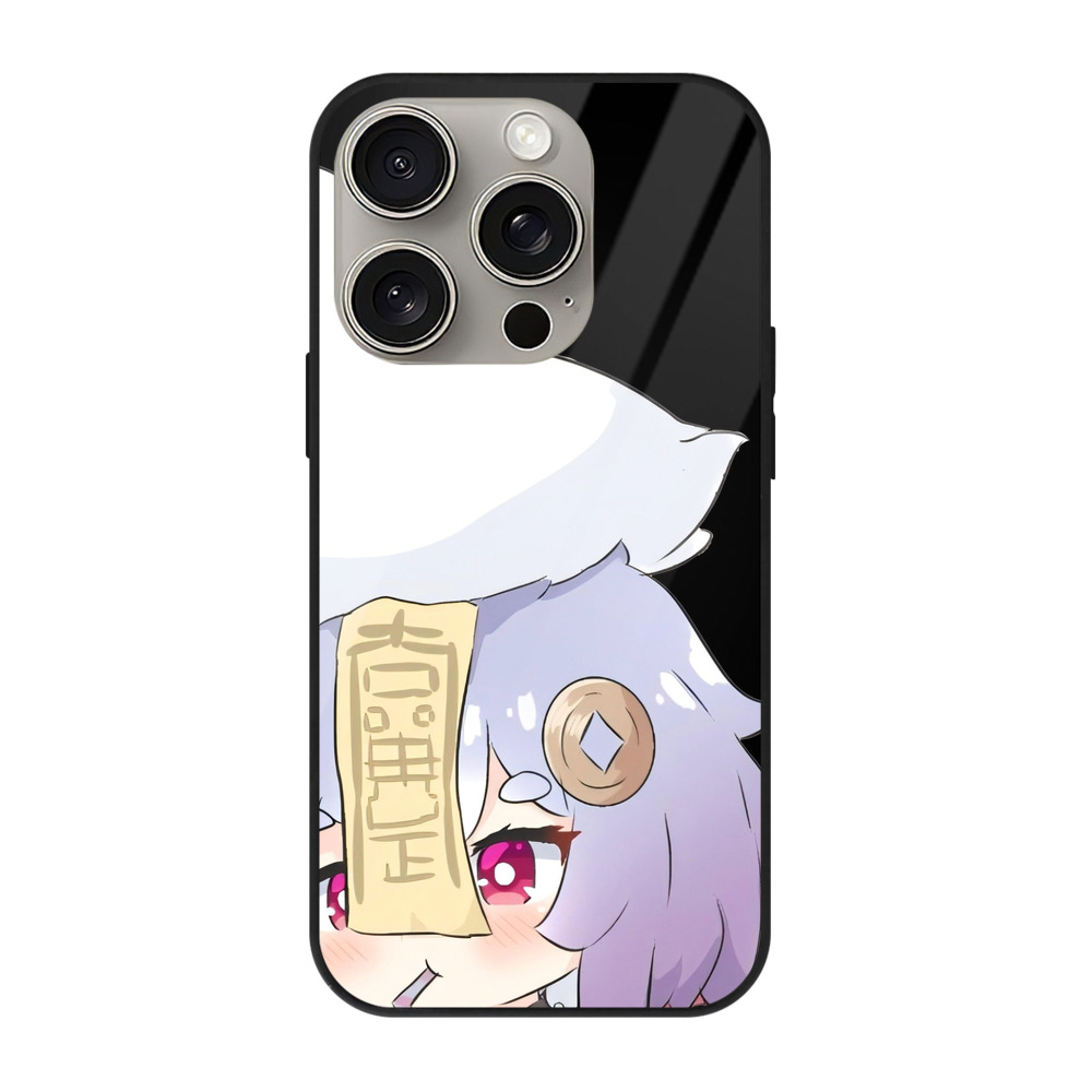 げんし神 七七 なな  genshin Nana 【iPhone15Pro対応】スマホケース 耐衝撃＆黄変防止 背面ガラス