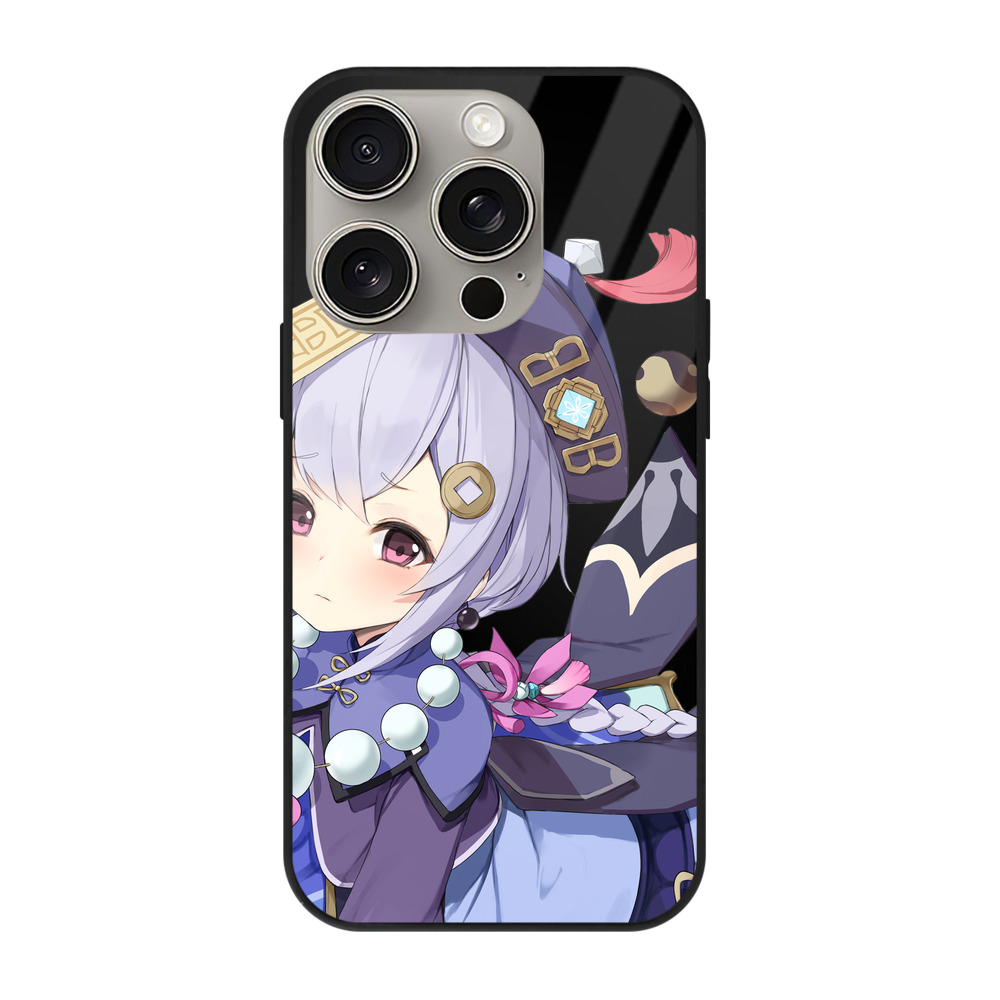 げんし神 七七 なな  genshin Nana 【iPhone15Pro対応】スマホケース 耐衝撃＆黄変防止 背面ガラス