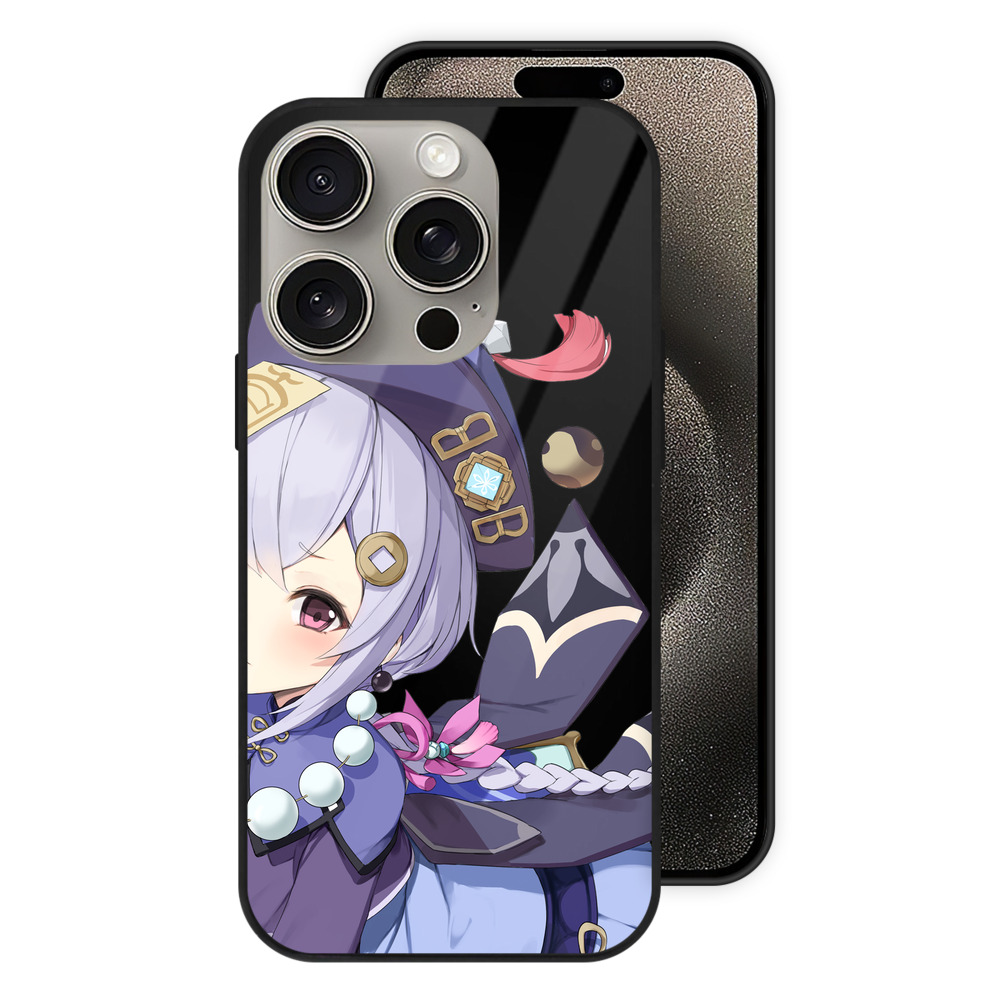 げんし神 七七 なな  genshin Nana 【iPhone15Pro対応】スマホケース 耐衝撃＆黄変防止 背面ガラス