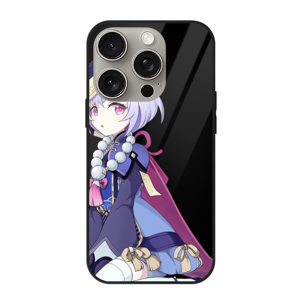 げんし神 七七 なな  genshin Nana 【iPhone15Pro対応】スマホケース 耐衝撃＆黄変防止 背面ガラス