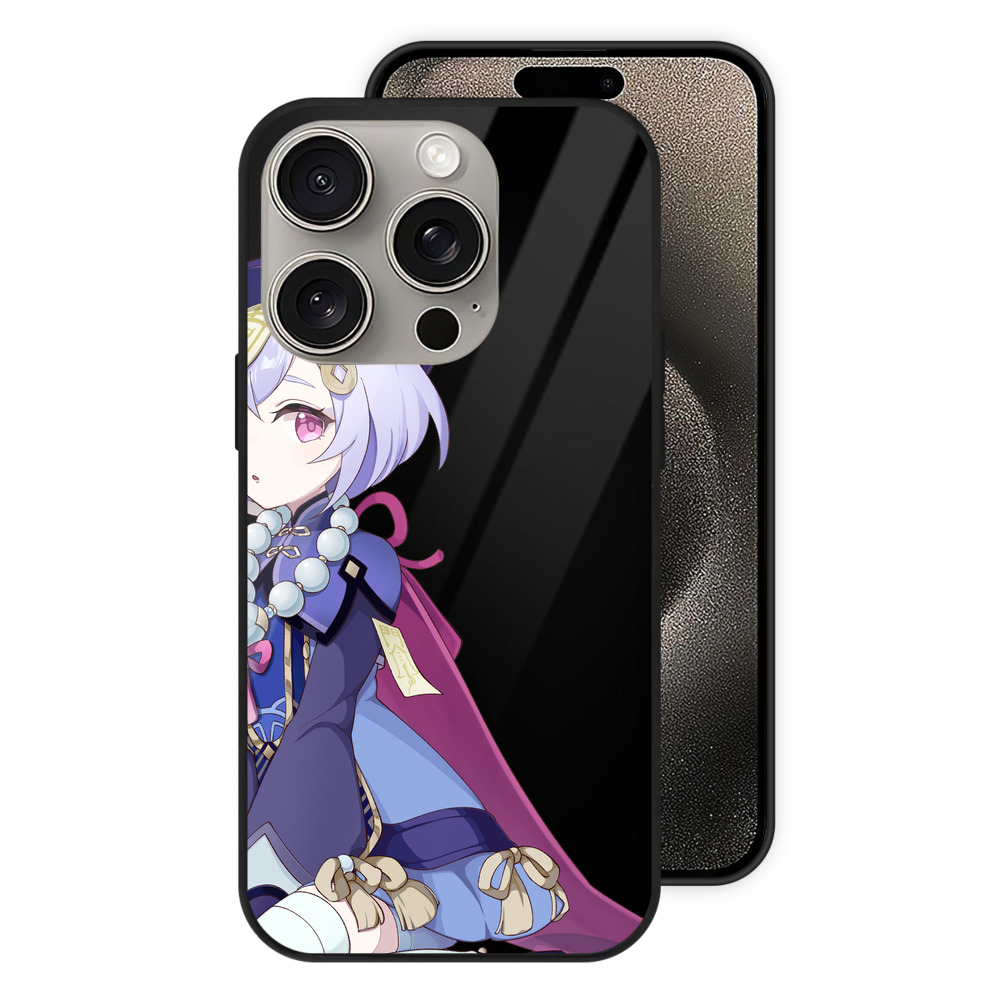 げんし神 七七 なな  genshin Nana 【iPhone15Pro対応】スマホケース 耐衝撃＆黄変防止 背面ガラス