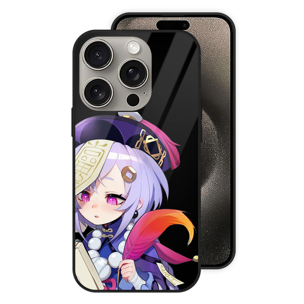 げんし神 七七 なな  genshin Nana 【iPhone15Pro対応】スマホケース 耐衝撃＆黄変防止 背面ガラス