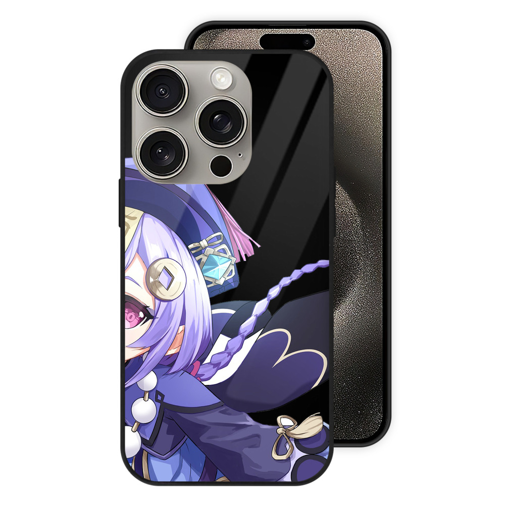 げんし神 七七 なな  genshin Nana 【iPhone15Pro対応】スマホケース 耐衝撃＆黄変防止 背面ガラス