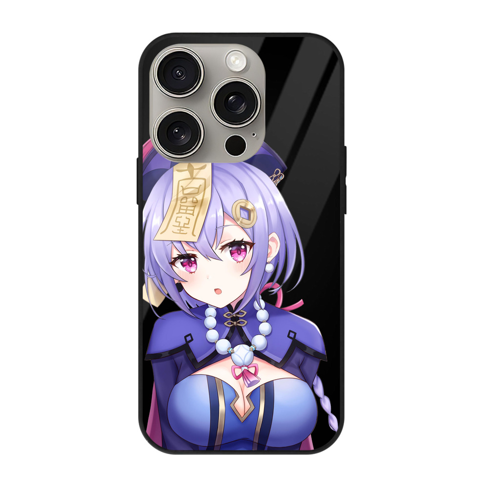 げんし神 七七 なな  genshin Nana 【iPhone15Pro対応】スマホケース 耐衝撃＆黄変防止 背面ガラス