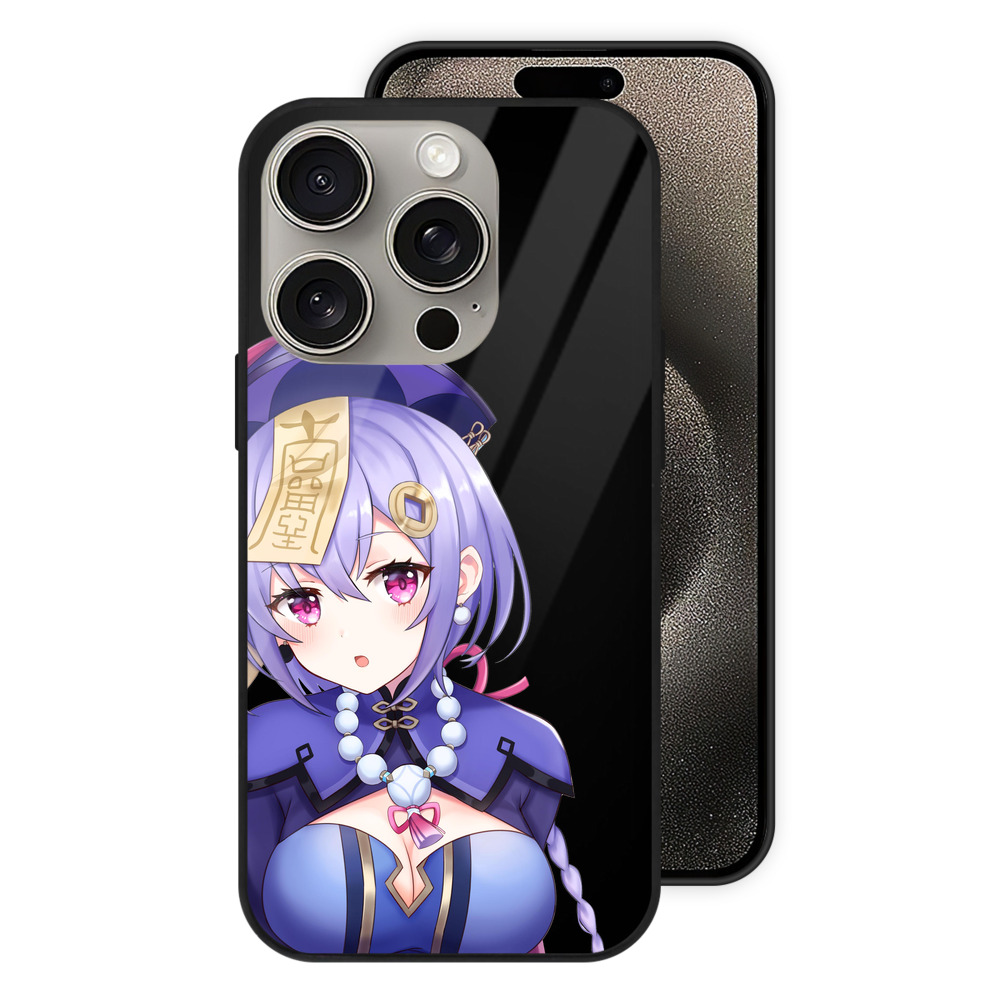 げんし神 七七 なな  genshin Nana 【iPhone15Pro対応】スマホケース 耐衝撃＆黄変防止 背面ガラス