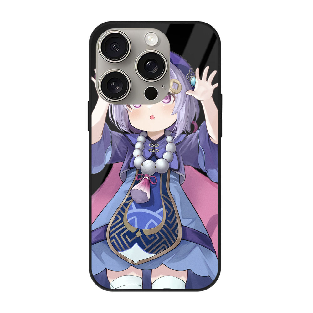 げんし神 七七 なな  genshin Nana 【iPhone15Pro対応】スマホケース 耐衝撃＆黄変防止 背面ガラス