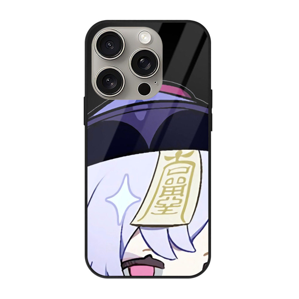 げんし神 七七 なな  genshin Nana 【iPhone15Pro対応】スマホケース 耐衝撃＆黄変防止 背面ガラス