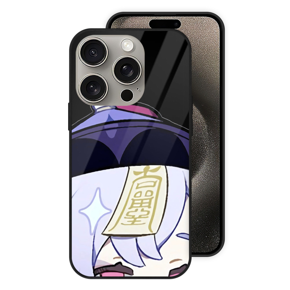 げんし神 七七 なな  genshin Nana 【iPhone15Pro対応】スマホケース 耐衝撃＆黄変防止 背面ガラス