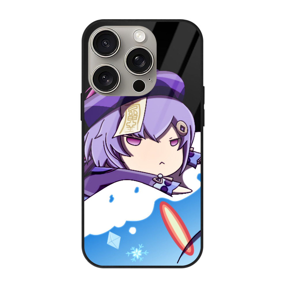 げんし神 七七 なな  genshin Nana 【iPhone15Pro対応】スマホケース 耐衝撃＆黄変防止 背面ガラス