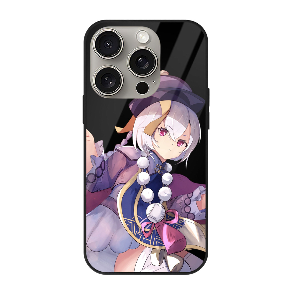げんし神 七七 なな  genshin Nana 【iPhone15Pro対応】スマホケース 耐衝撃＆黄変防止 背面ガラス