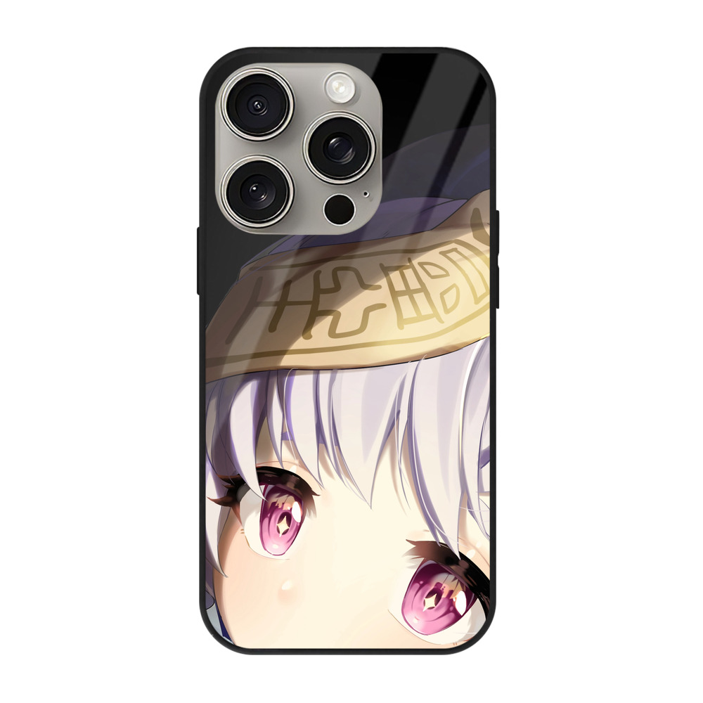 げんし神 七七 なな  genshin Nana 【iPhone15Pro対応】スマホケース 耐衝撃＆黄変防止 背面ガラス