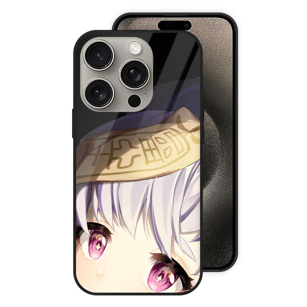 げんし神 七七 なな  genshin Nana 【iPhone15Pro対応】スマホケース 耐衝撃＆黄変防止 背面ガラス