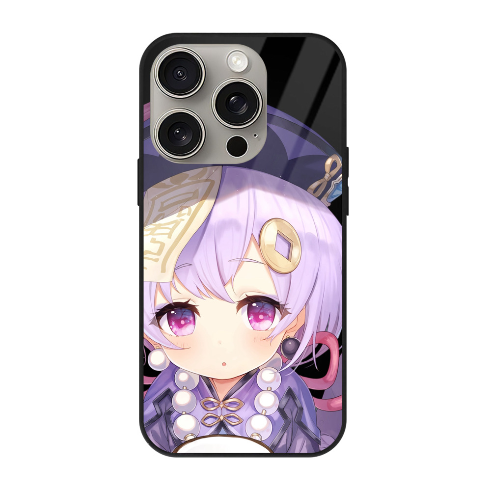 げんし神 七七 なな  genshin Nana 【iPhone15Pro対応】スマホケース 耐衝撃＆黄変防止 背面ガラス
