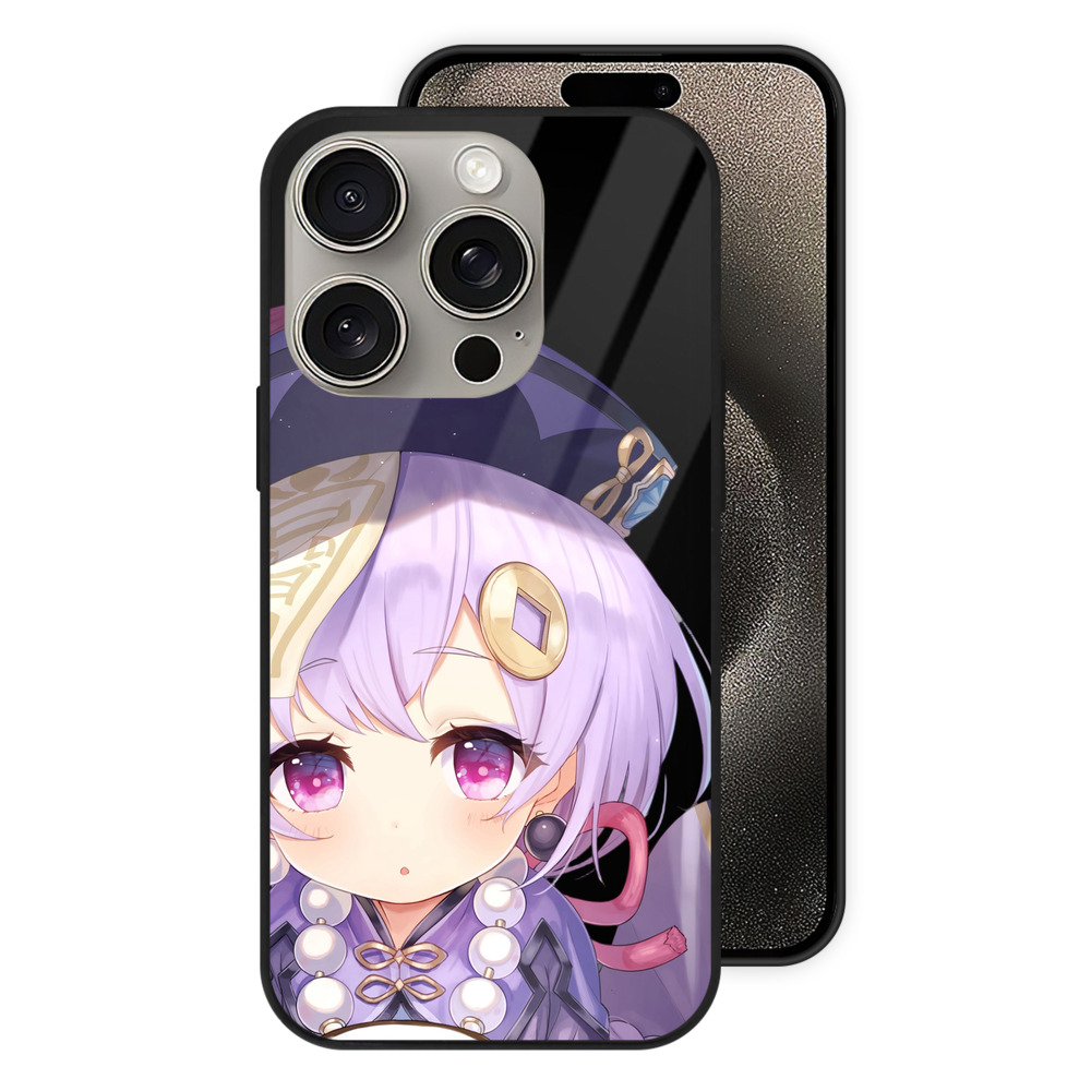 げんし神 七七 なな  genshin Nana 【iPhone15Pro対応】スマホケース 耐衝撃＆黄変防止 背面ガラス