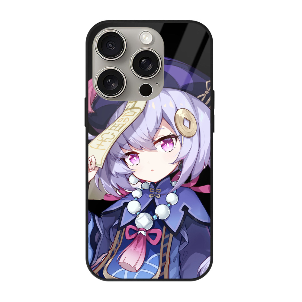 げんし神 七七 なな  genshin Nana 【iPhone15Pro対応】スマホケース 耐衝撃＆黄変防止 背面ガラス