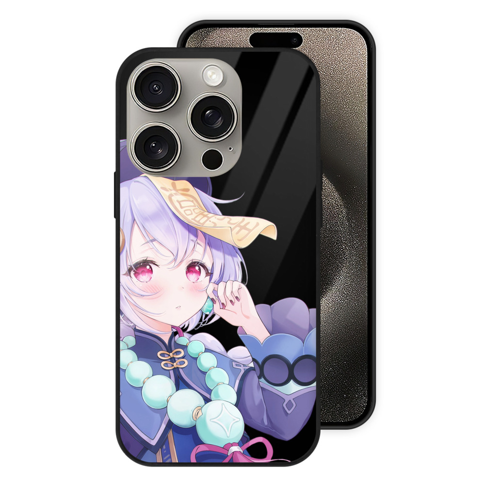 げんし神 七七 なな  genshin Nana 【iPhone15Pro対応】スマホケース 耐衝撃＆黄変防止 背面ガラス