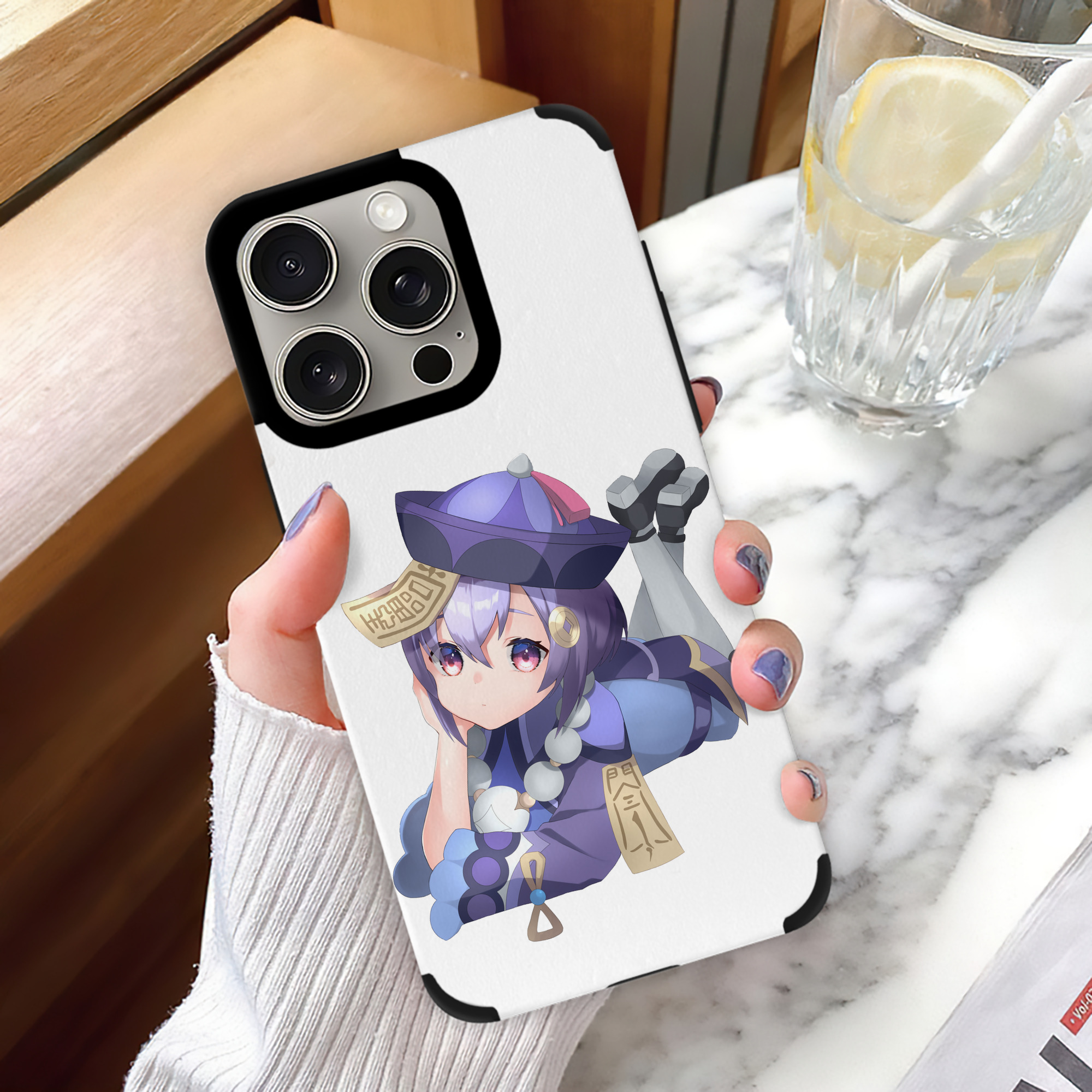 げんし神 七七 なな  genshin Nana 【iPhone15ProMax対応】 PUレザー スマホケース 耐衝撃＆黄変防止