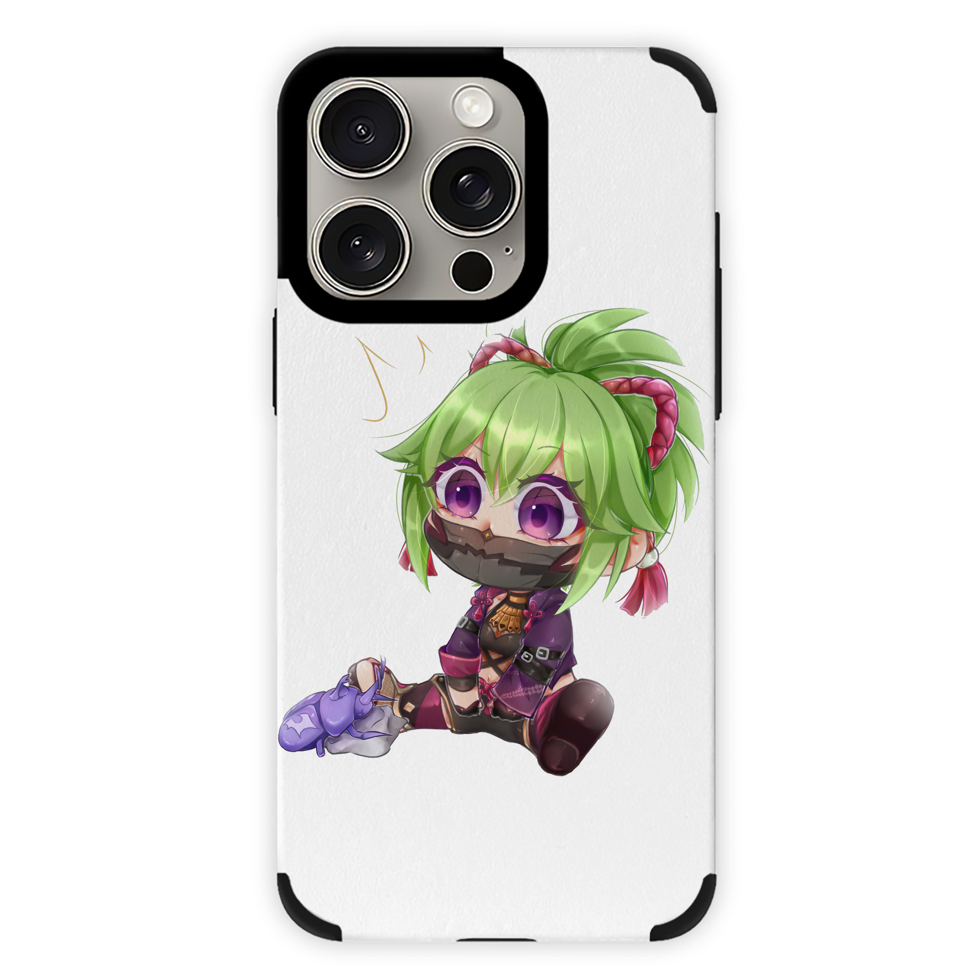 げんし神  久岐忍 くき しのぶ genshin Kuki Shinobu 【iPhone15ProMax対応】 PUレザー スマホケース 耐衝撃＆黄変防止
