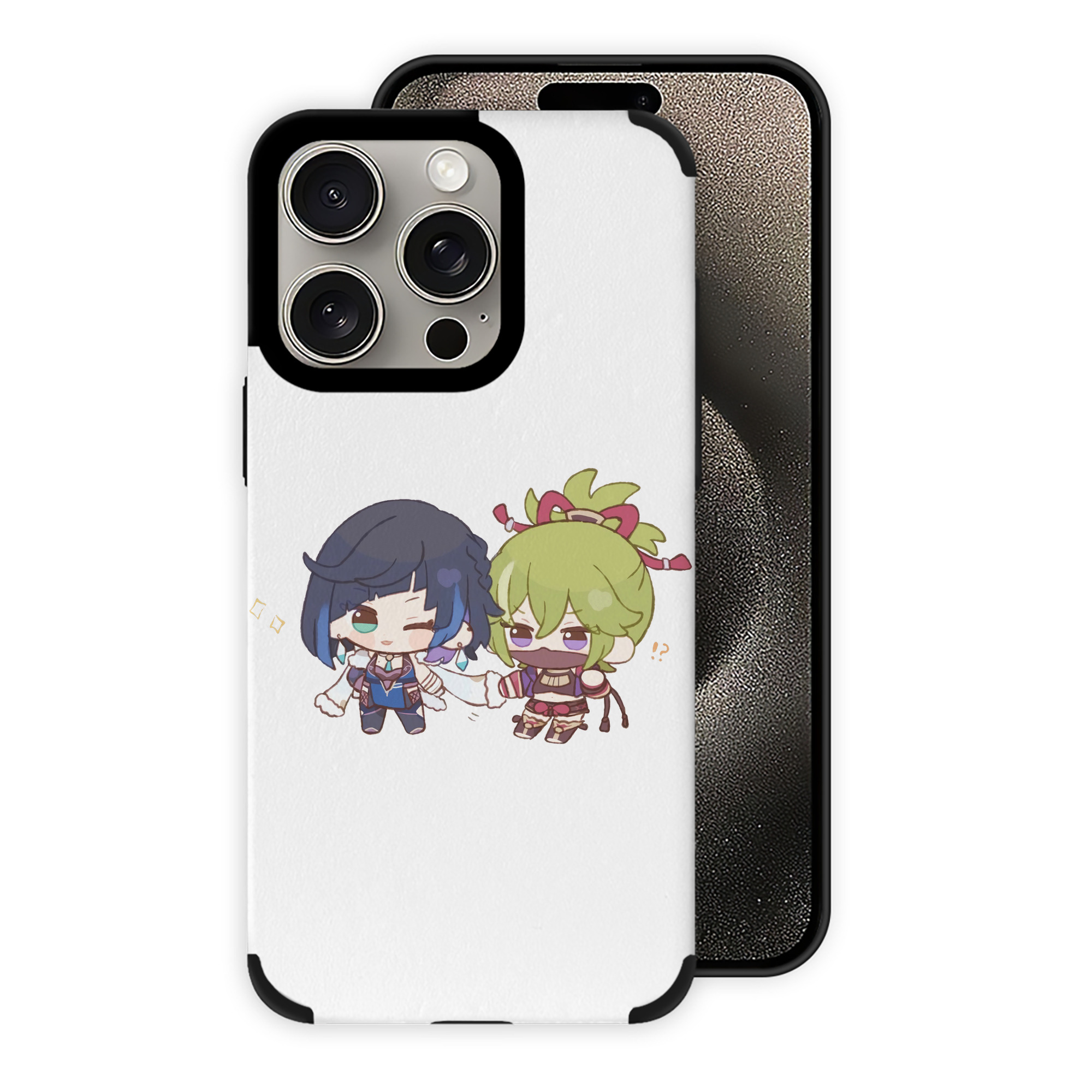 げんし神  久岐忍 くき しのぶ genshin Kuki Shinobu 【iPhone15ProMax対応】 PUレザー スマホケース 耐衝撃＆黄変防止