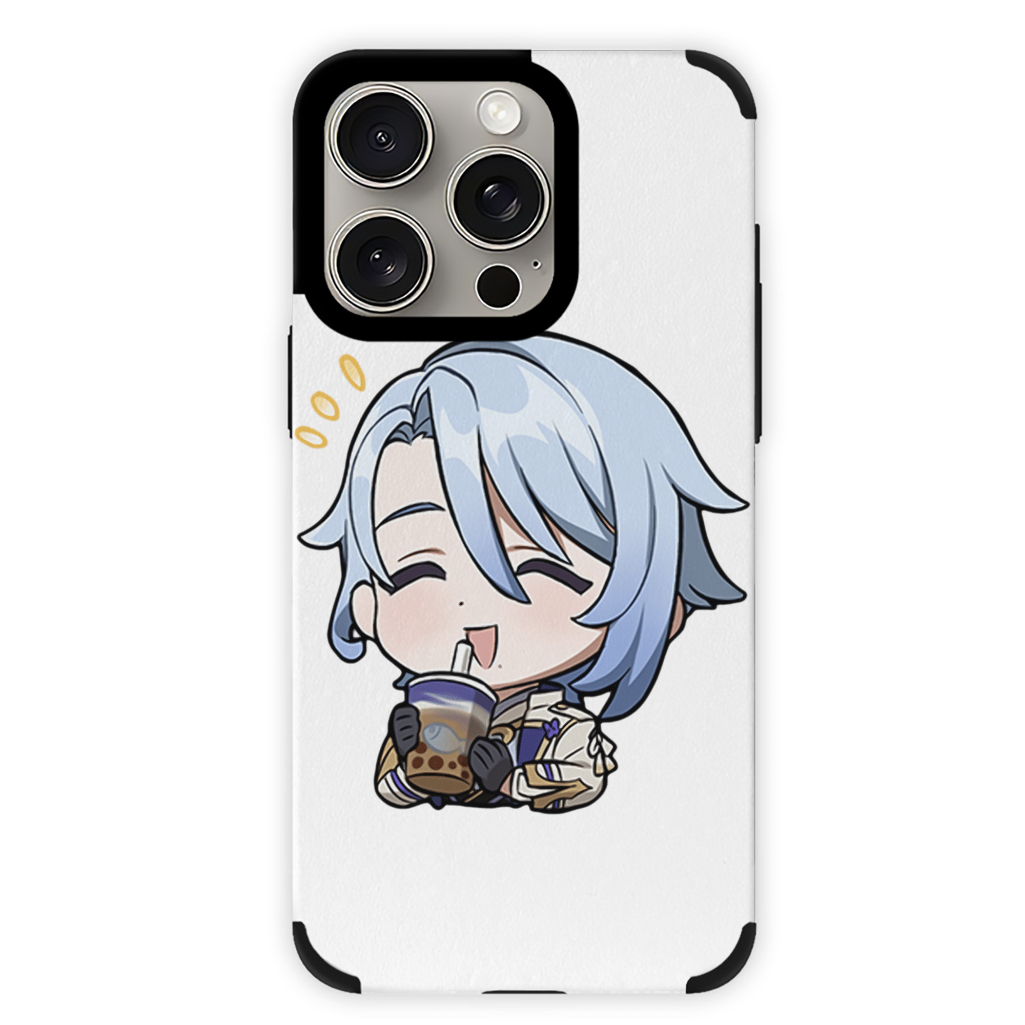 げんし神 神里綾人 かみさとあやと genshin Kamisato Ayato 【iPhone15ProMax対応】 PUレザー スマホケース 耐衝撃＆黄変防止