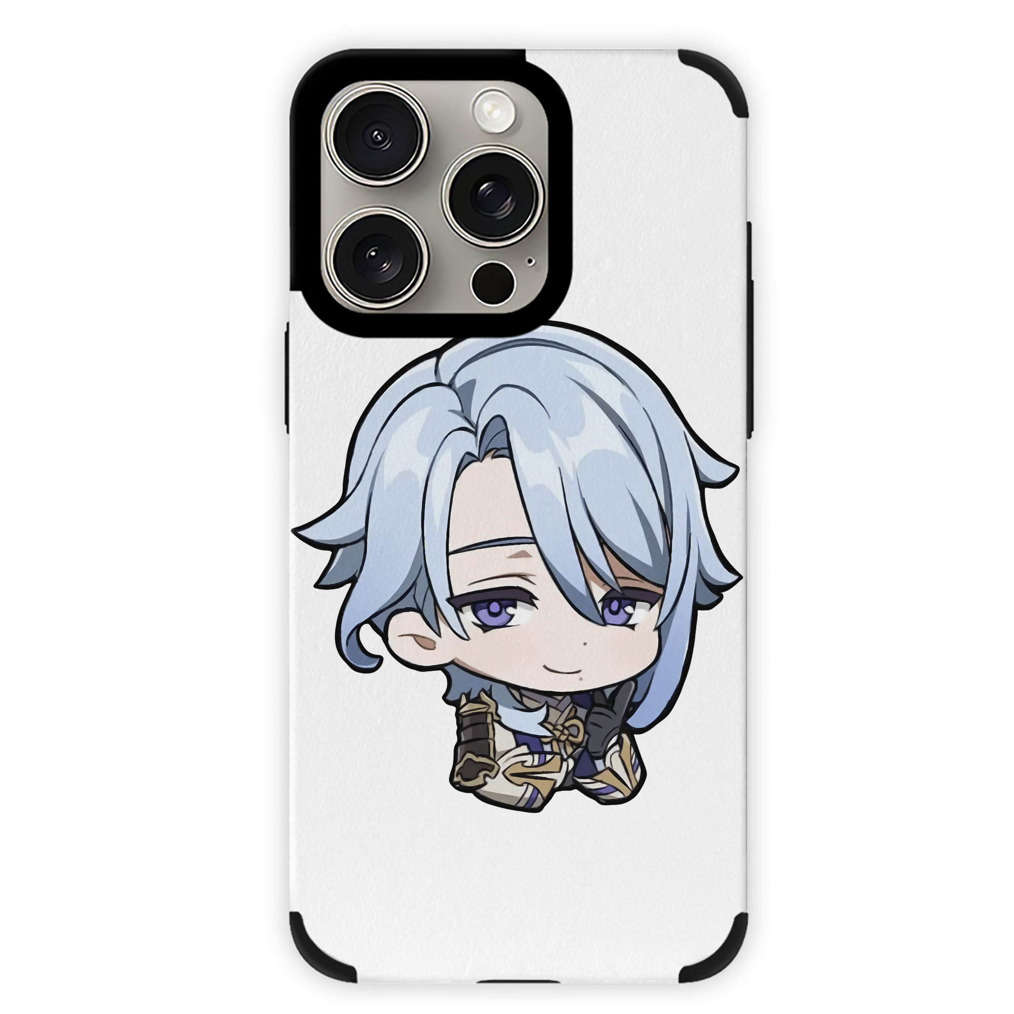 げんし神 神里綾人 かみさとあやと genshin Kamisato Ayato 【iPhone15ProMax対応】 PUレザー スマホケース 耐衝撃＆黄変防止