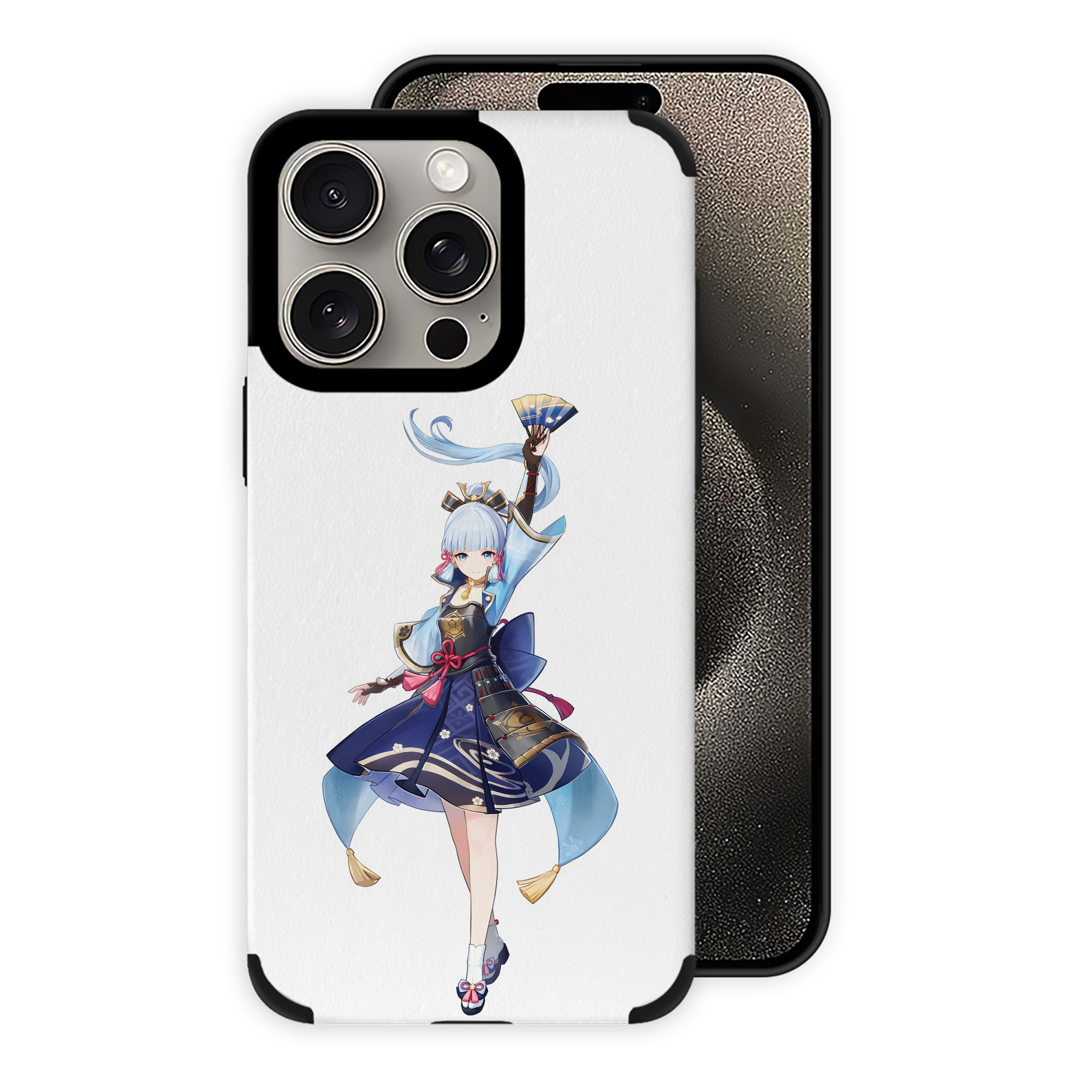 げんし神 神里綾華 神宮寺レン genshin Kamimiya Ren 【iPhone15ProMax対応】 PUレザー スマホケース 耐衝撃＆黄変防止