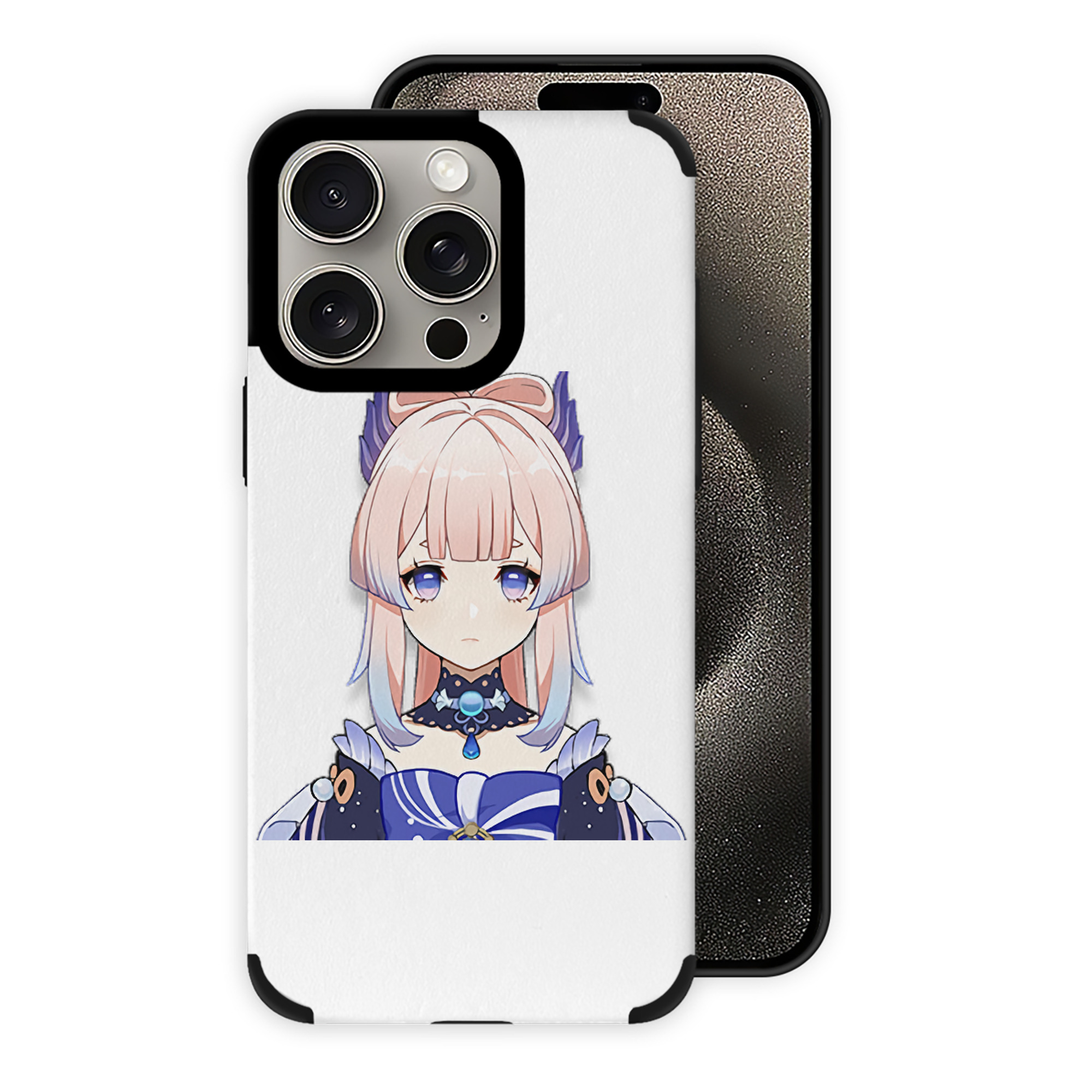 げんし神 珊瑚宮心海 サンゴノミヤ・ココミ genshin Sangonomiya Kokomi 【iPhone15ProMax対応】 PUレザー スマホケース 耐衝撃＆黄変防止