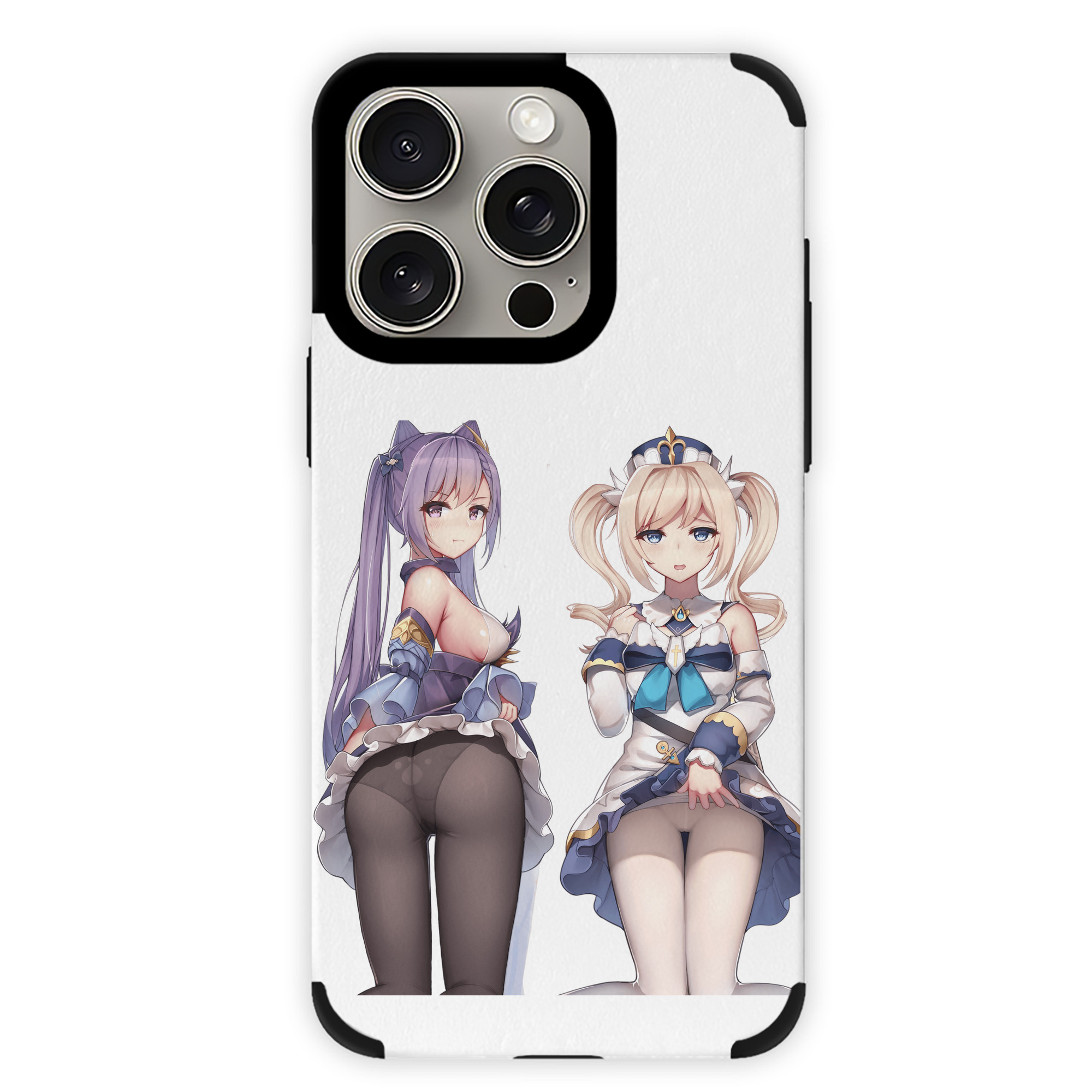 げんし神 刻晴 こくせい genshin Kokusei 【iPhone15ProMax対応】 PUレザー スマホケース 耐衝撃＆黄変防止