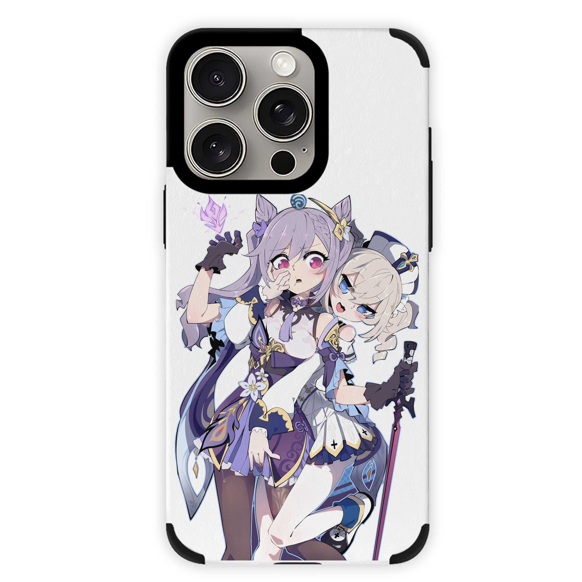 げんし神 刻晴 こくせい genshin Kokusei 【iPhone15ProMax対応】 PUレザー スマホケース 耐衝撃＆黄変防止