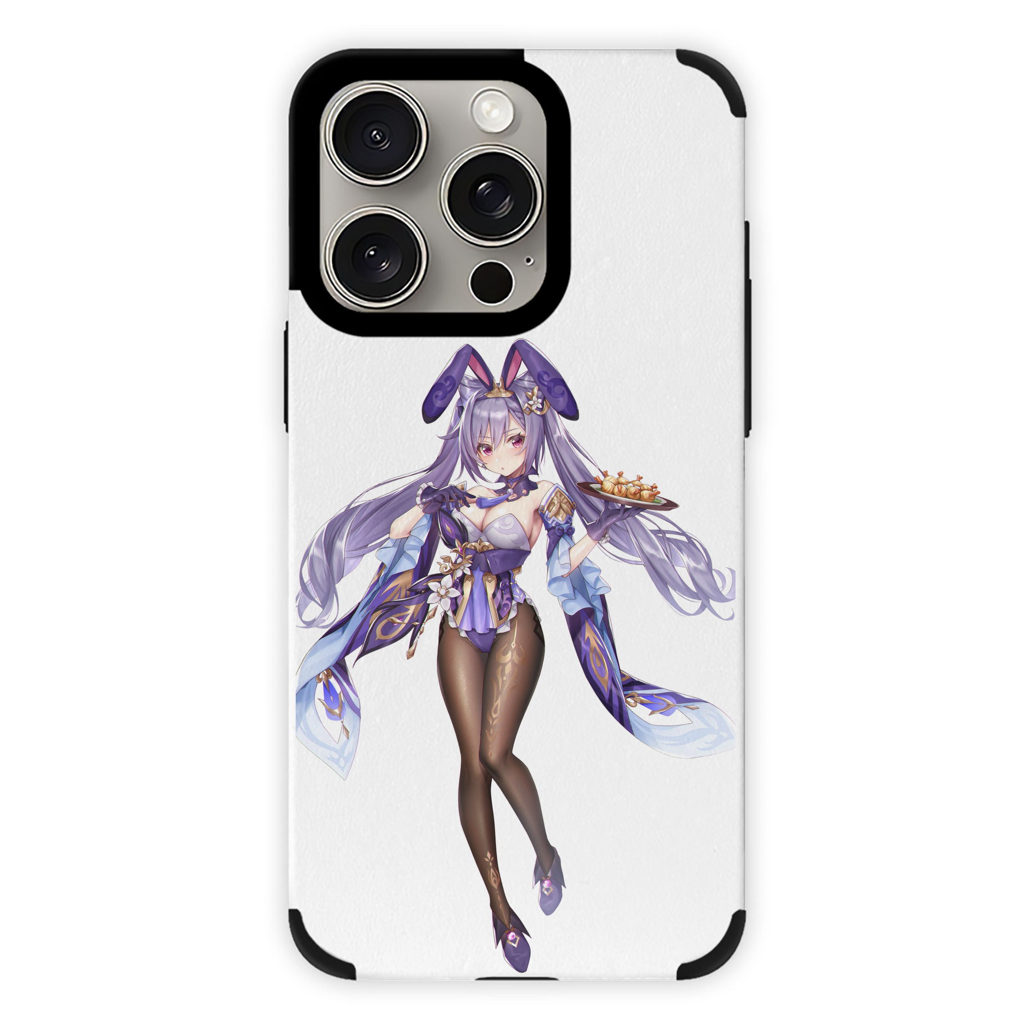 げんし神 刻晴 こくせい genshin Kokusei 【iPhone15ProMax対応】 PUレザー スマホケース 耐衝撃＆黄変防止