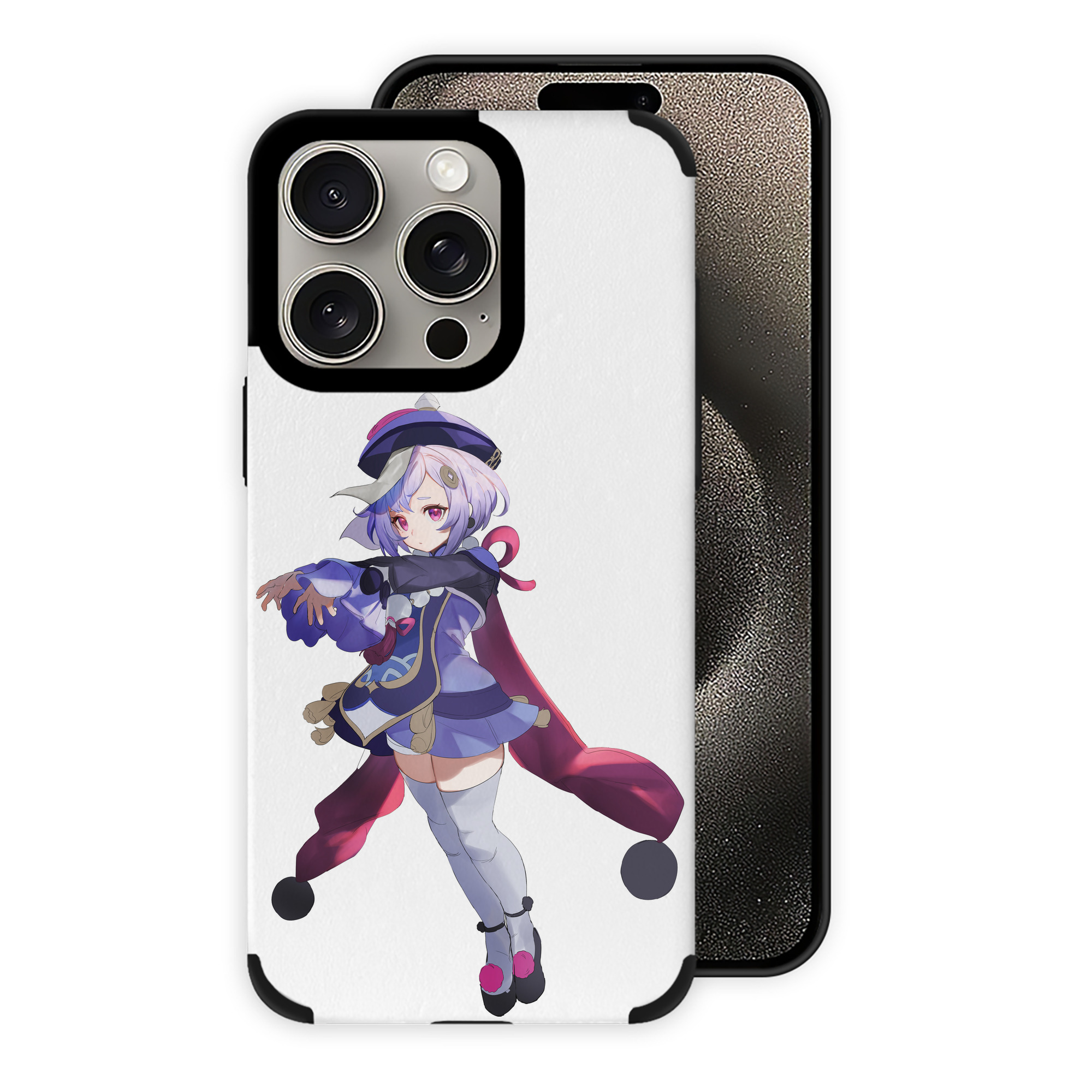 げんし神 七七 なな  genshin Nana 【iPhone15ProMax対応】 PUレザー スマホケース 耐衝撃＆黄変防止