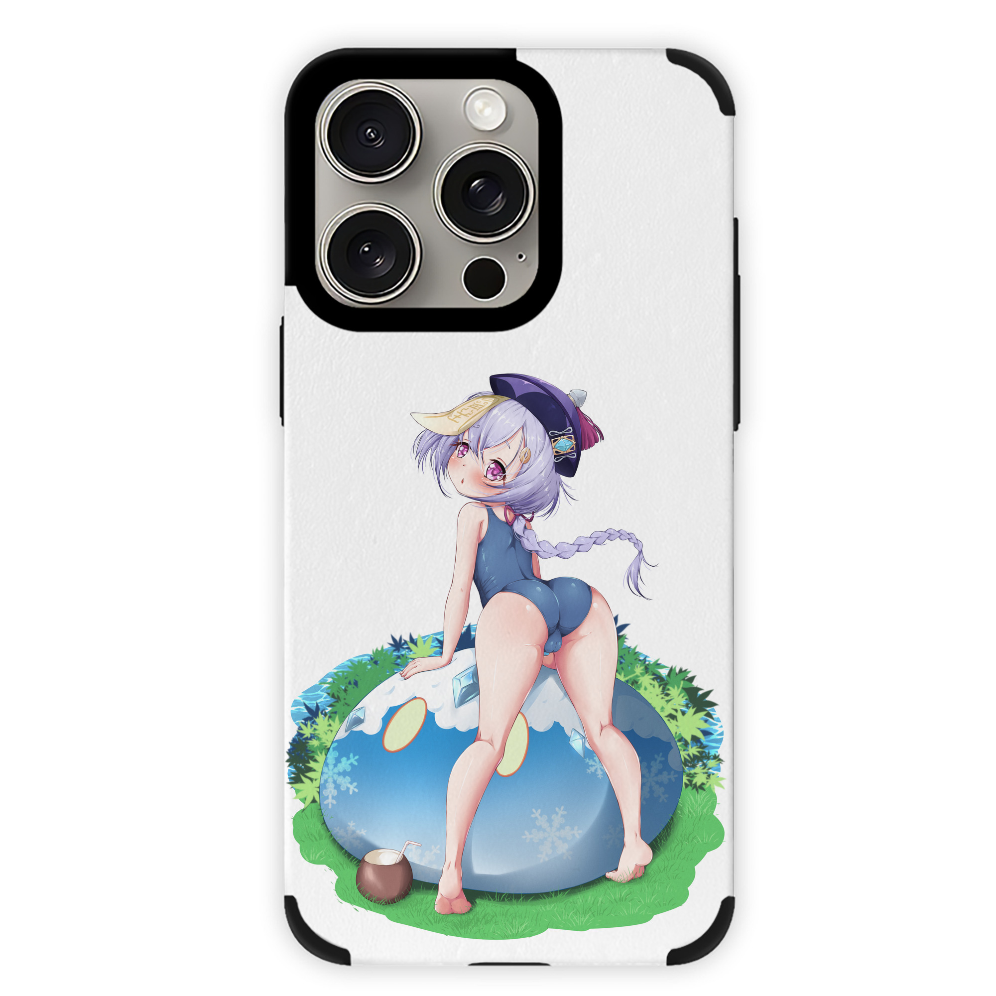げんし神 七七 なな  genshin Nana 【iPhone15ProMax対応】 PUレザー スマホケース 耐衝撃＆黄変防止