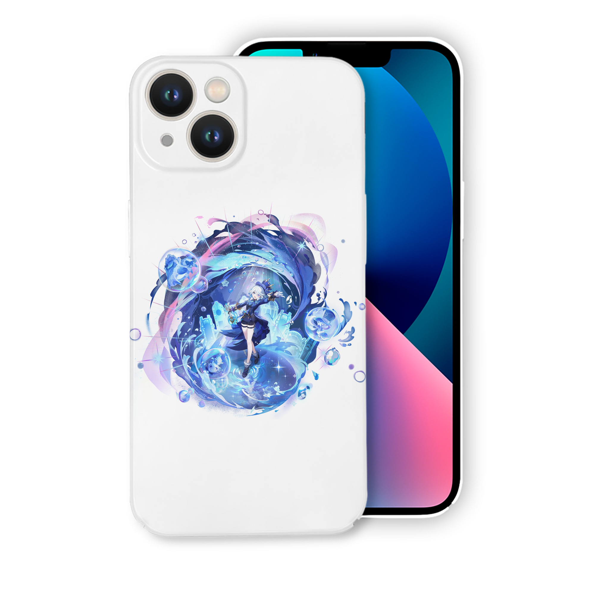 げんし神 フリーナ genshin Furina 【iPhone 14シリーズ対応】ハードケース