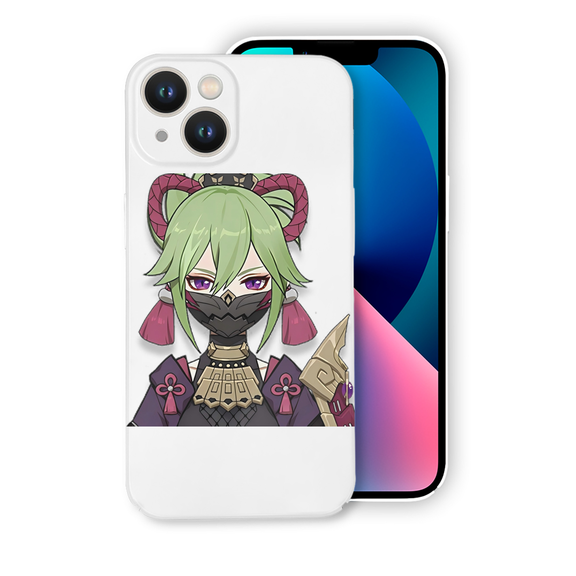 げんし神  久岐忍 くき しのぶ genshin Kuki Shinobu 【iPhone 14シリーズ対応】ハードケース