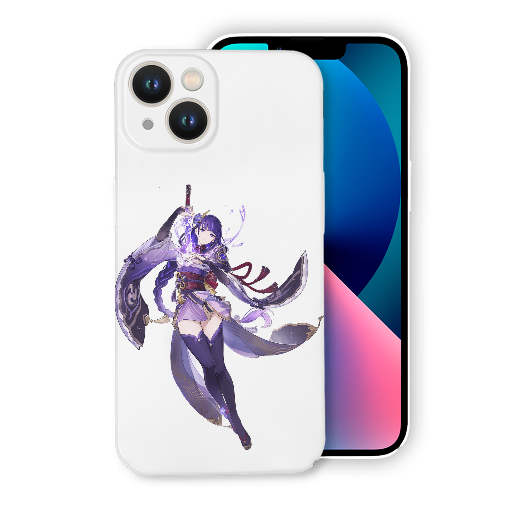 げんし神 雷電将軍 らいでんしょうぐん genshin Raiden Shogun 【iPhone 14シリーズ対応】ハードケース