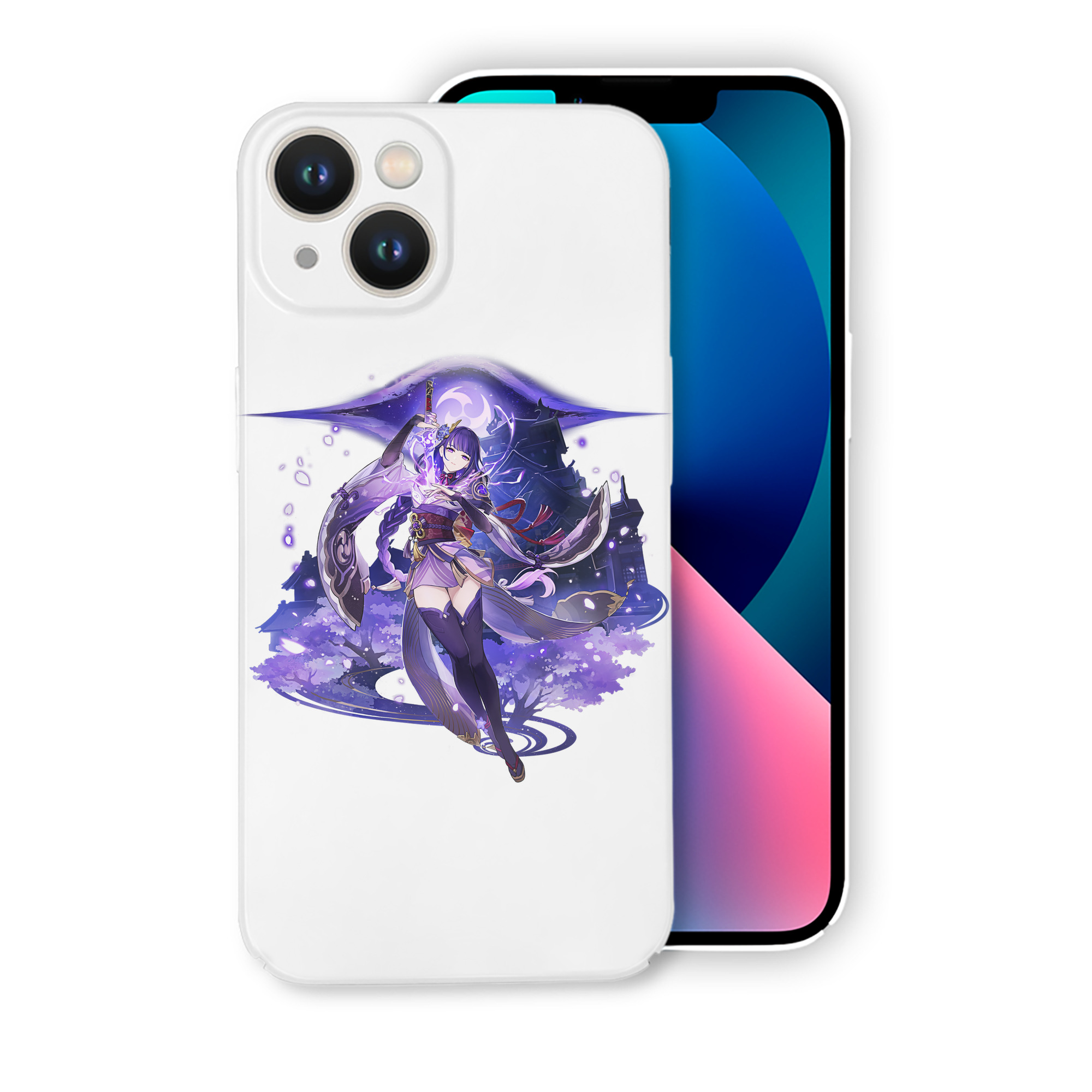 げんし神 雷電将軍 らいでんしょうぐん genshin Raiden Shogun 【iPhone 14シリーズ対応】ハードケース