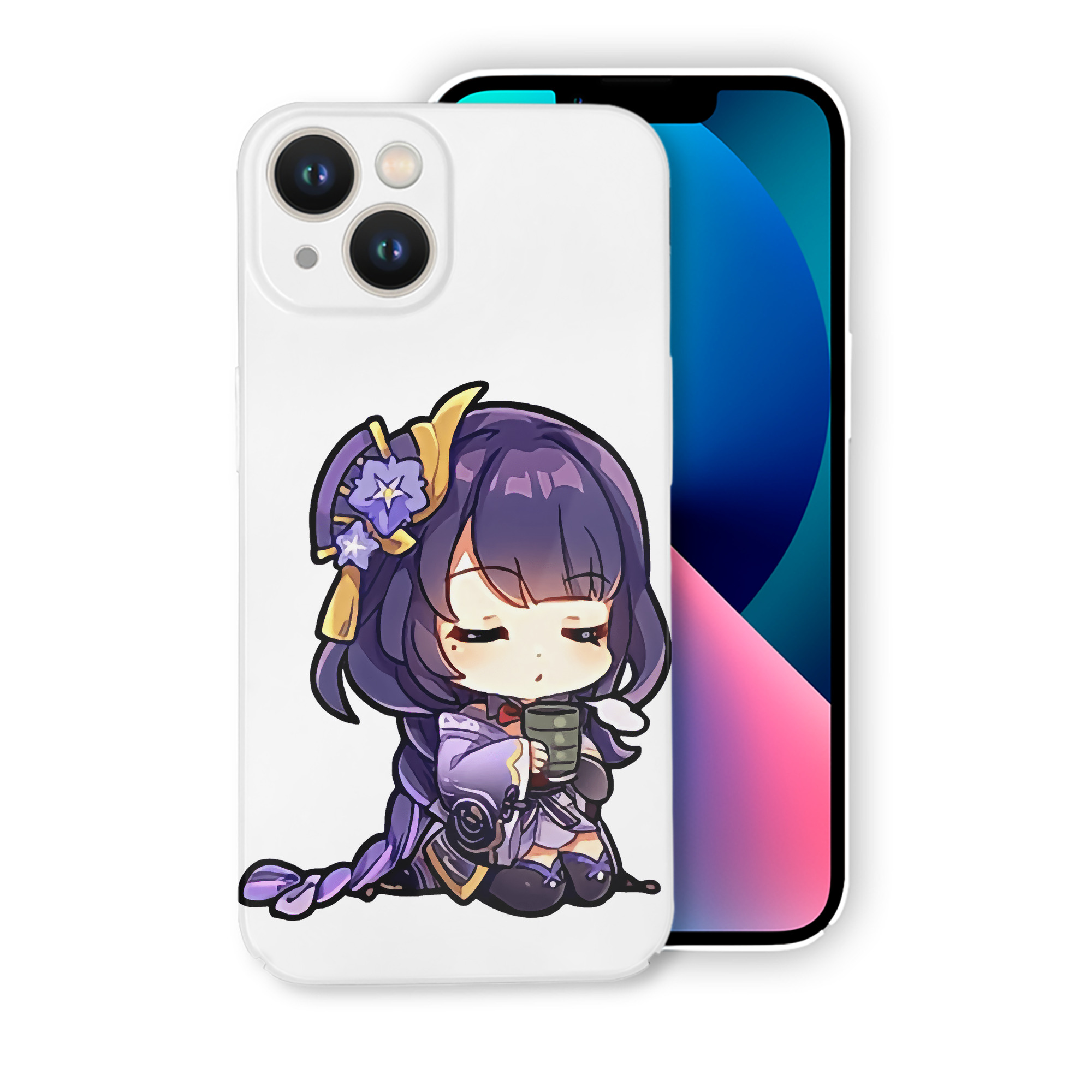 げんし神 雷電将軍 らいでんしょうぐん genshin Raiden Shogun 【iPhone 14シリーズ対応】ハードケース
