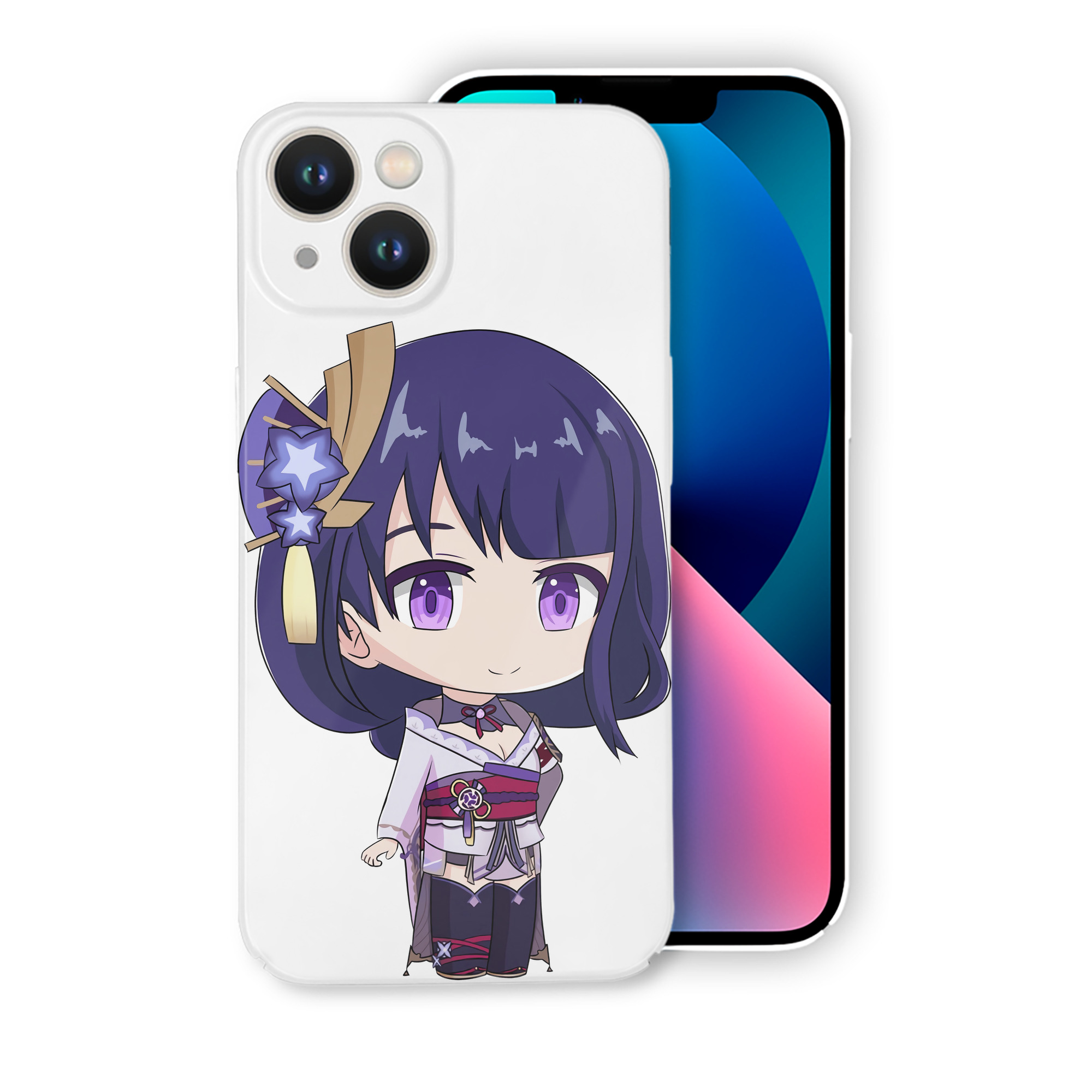 げんし神 雷電将軍 らいでんしょうぐん genshin Raiden Shogun 【iPhone 14シリーズ対応】ハードケース