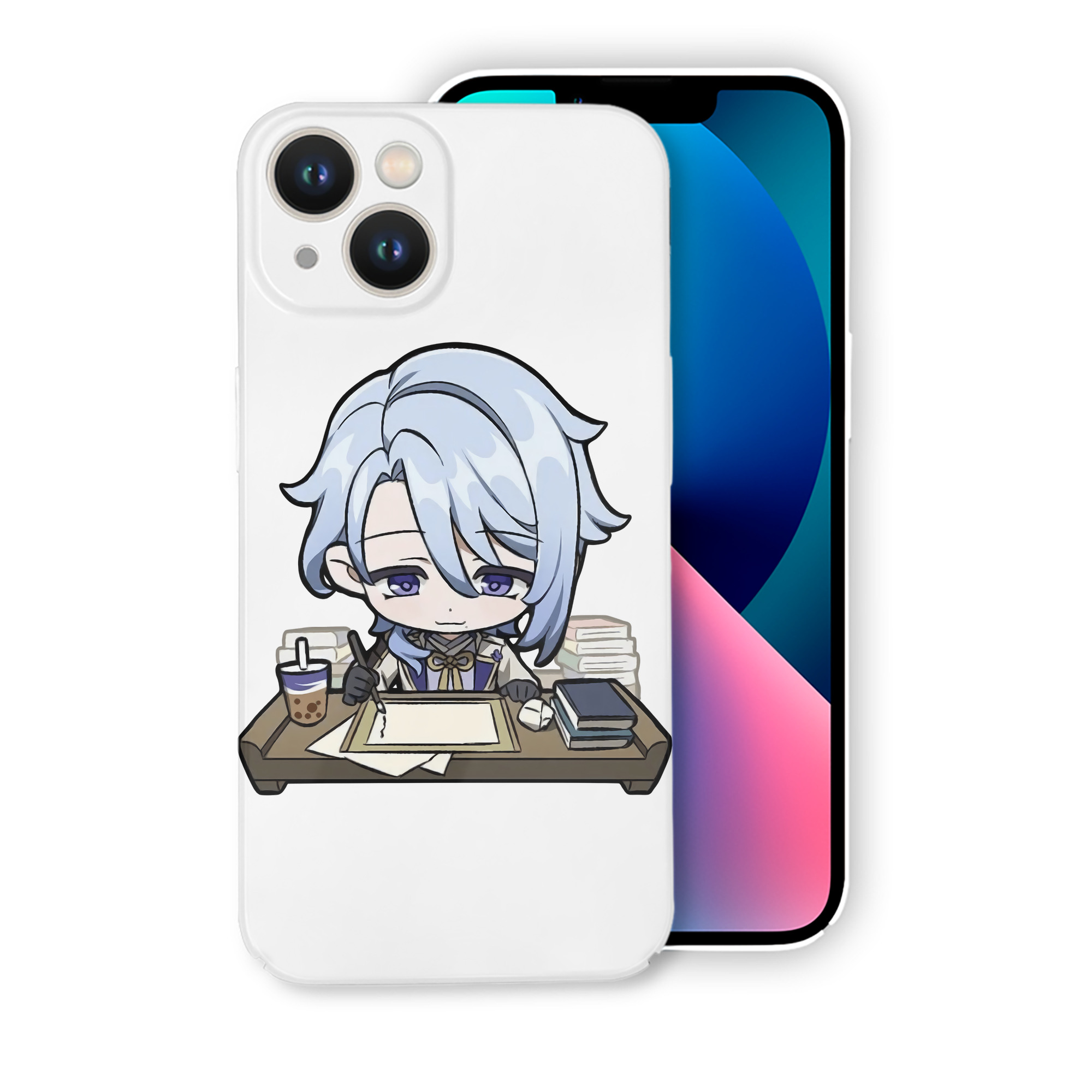 げんし神 神里綾人 かみさとあやと genshin Kamisato Ayato 【iPhone 14シリーズ対応】ハードケース