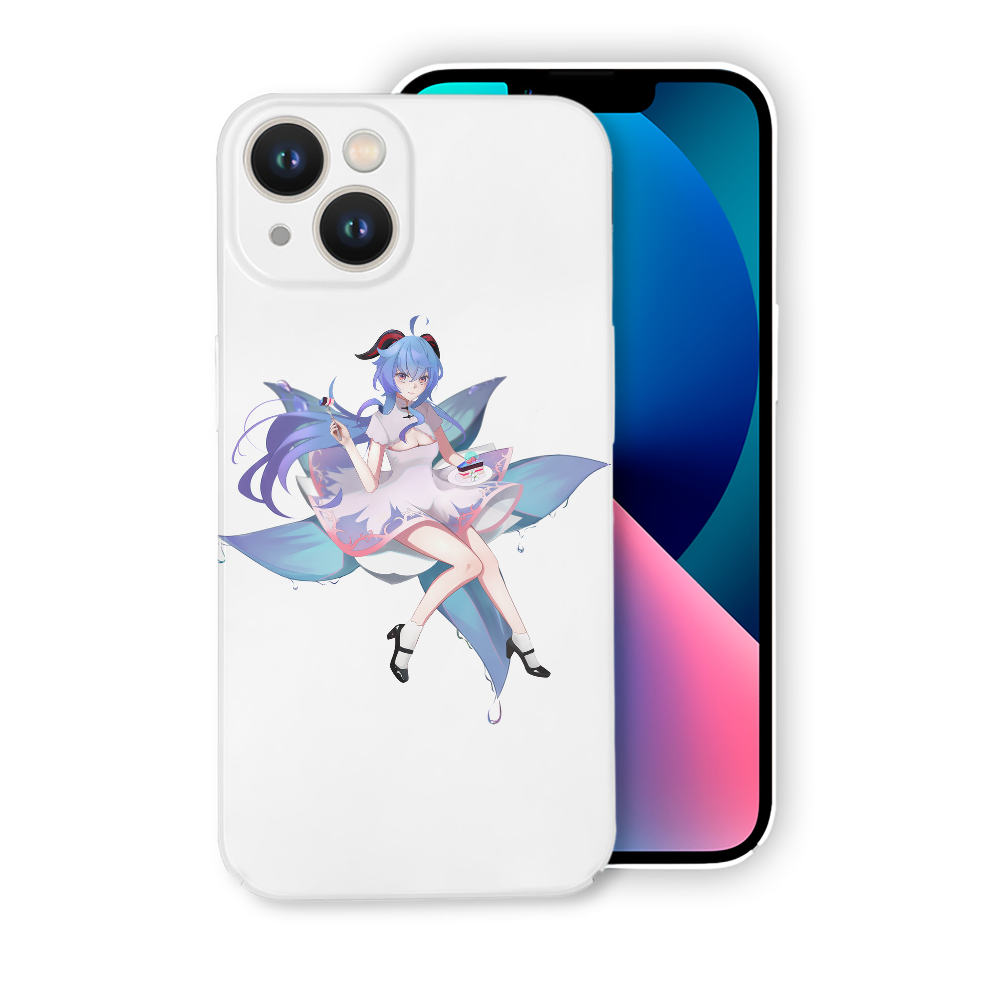 げんし神 甘雨 かんう genshin Ganyu 【iPhone 14シリーズ対応】ハードケース