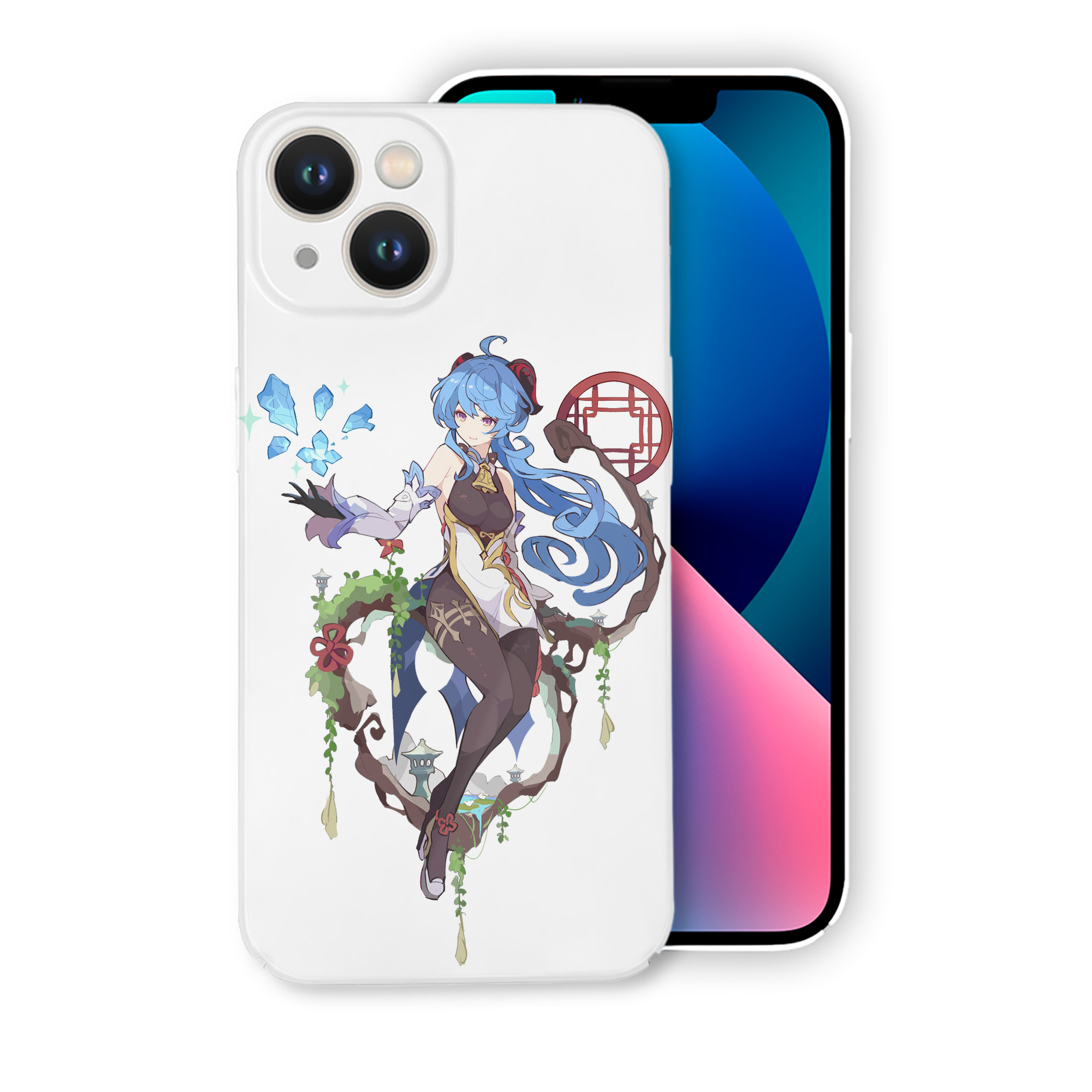 げんし神 甘雨 かんう genshin Ganyu 【iPhone 14シリーズ対応】ハードケース
