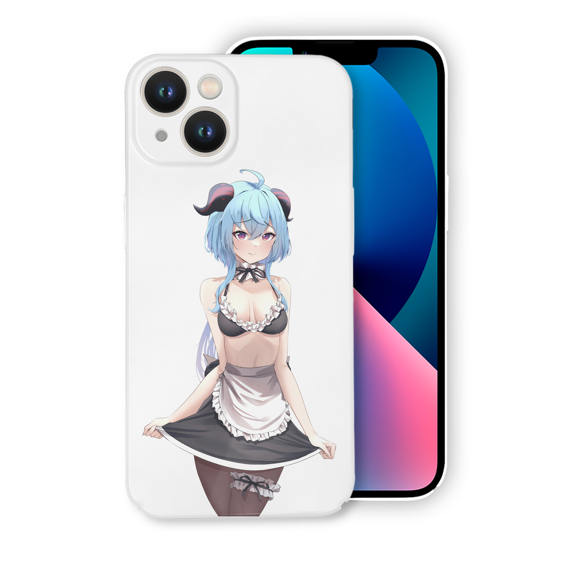 げんし神 甘雨 かんう genshin Ganyu 【iPhone 14シリーズ対応】ハードケース