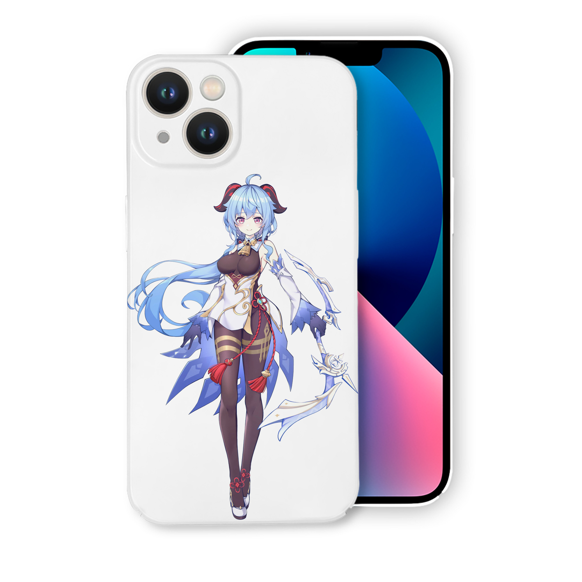 げんし神 甘雨 かんう genshin Ganyu 【iPhone 14シリーズ対応】ハードケース