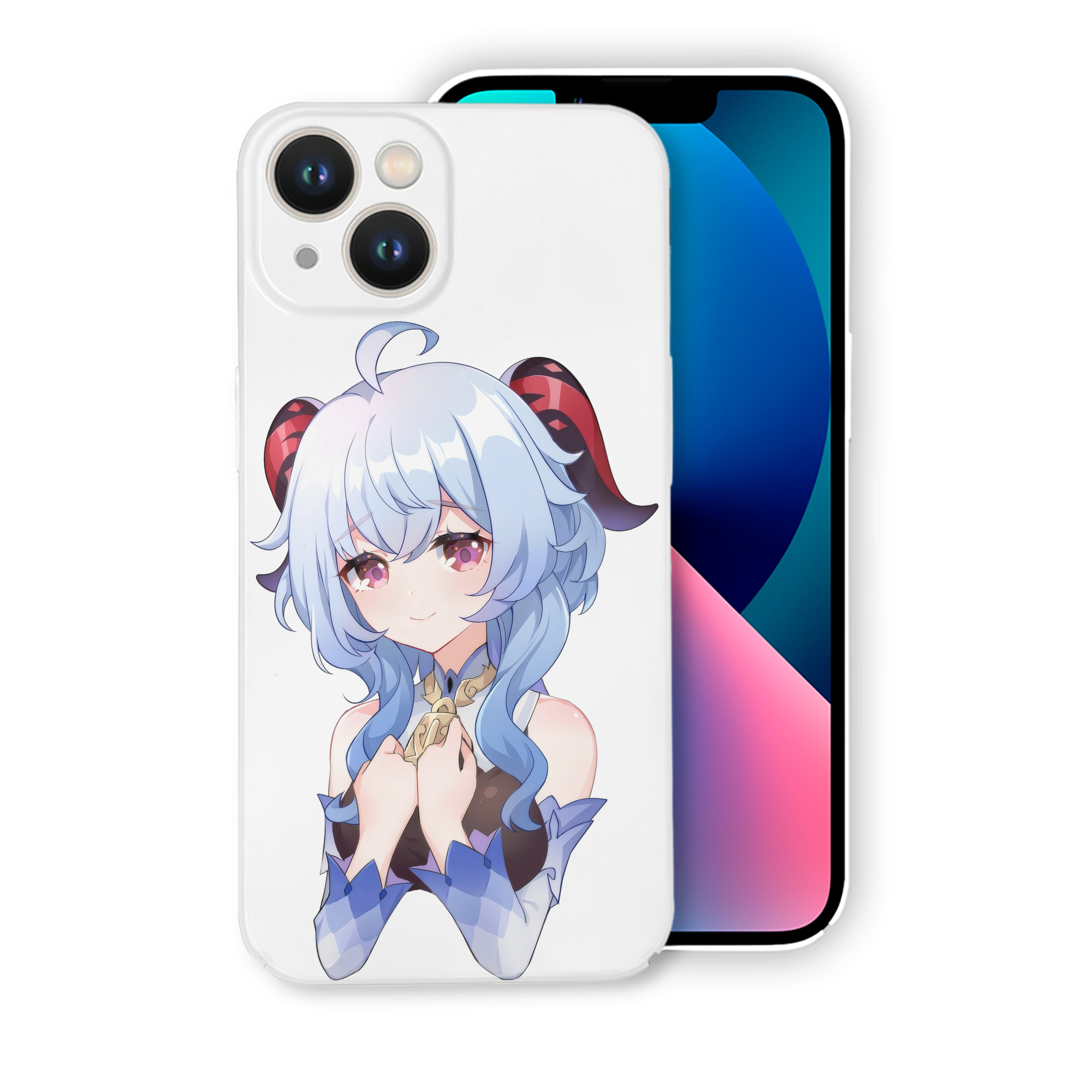 げんし神 甘雨 かんう genshin Ganyu 【iPhone 14シリーズ対応】ハードケース